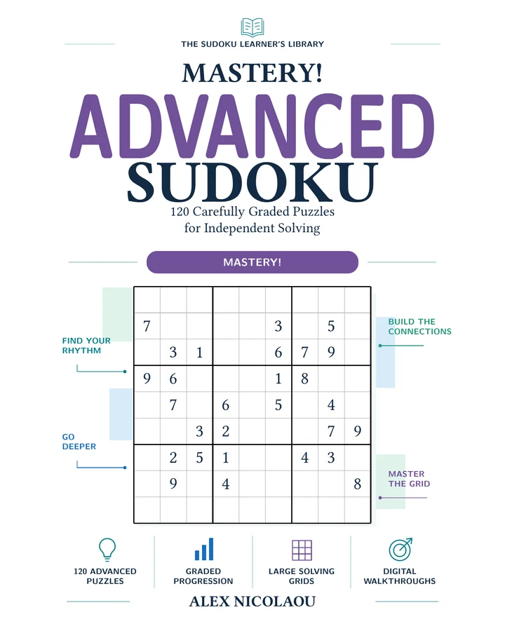 Cover of Mastery! Advanced Sudoku